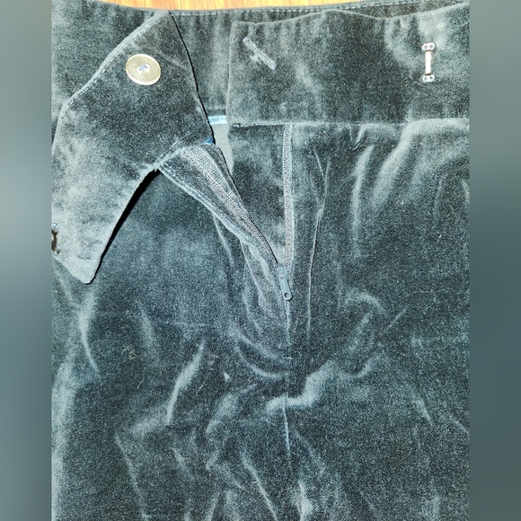 THIS IS A GEM! Womens Sz 14 Judith Hart Forest Green Velvet Style Suit - Picture 12 of 14